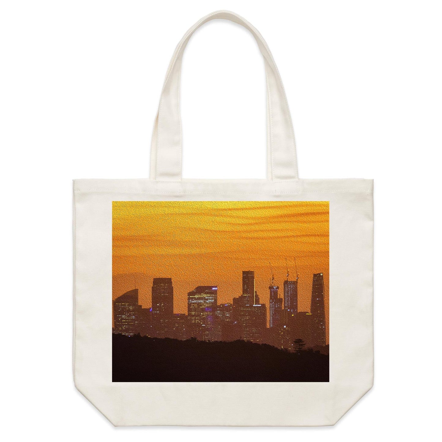 Sydney Sunset Skyline  - Shoulder Canvas Tote Bag