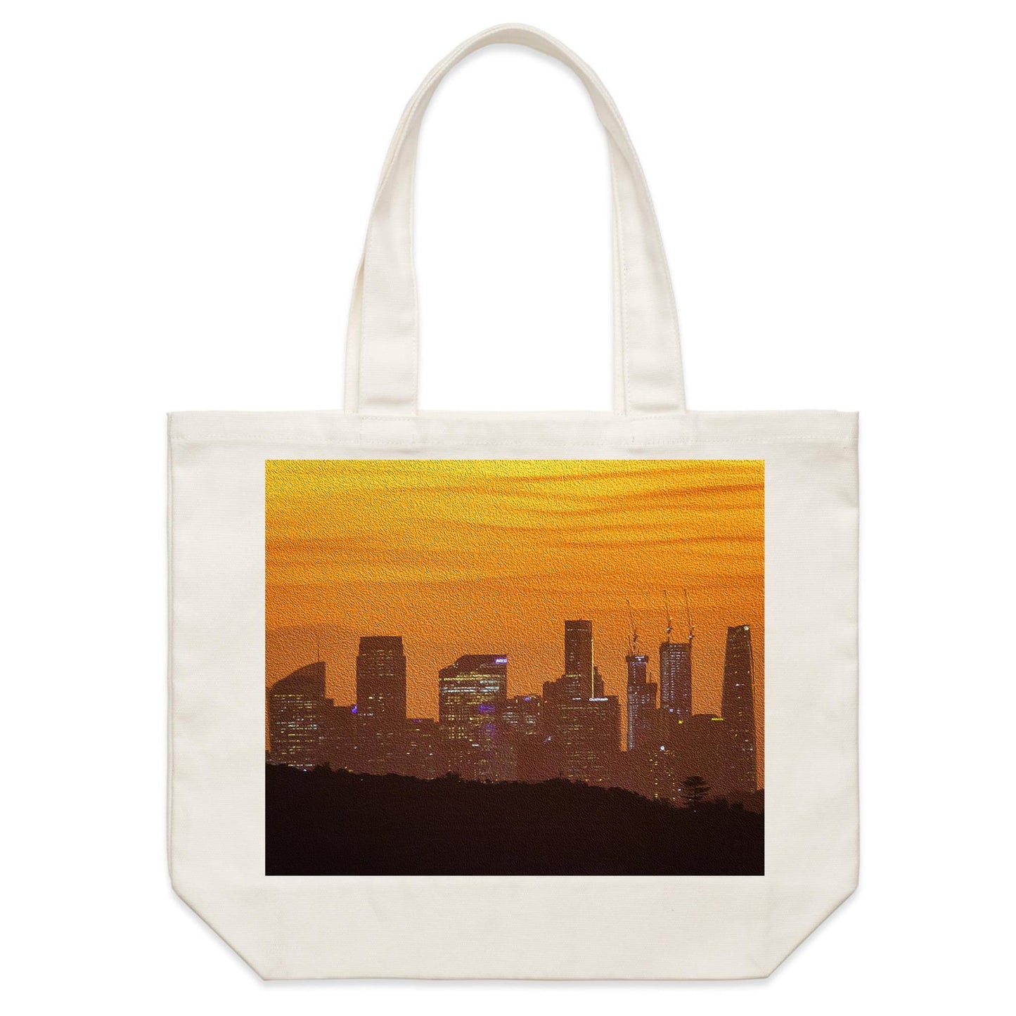 Sydney Sunset Skyline  - Shoulder Canvas Tote Bag