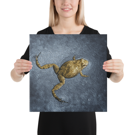 Swimming Frog Canvas