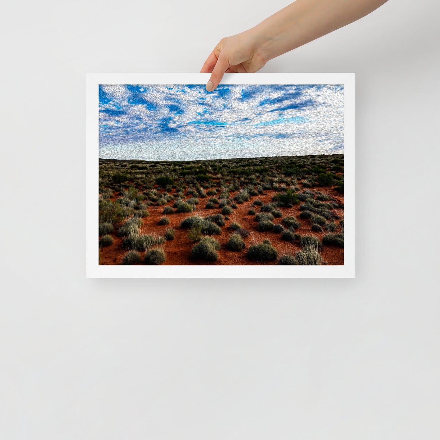 Simpson Desert - Framed poster