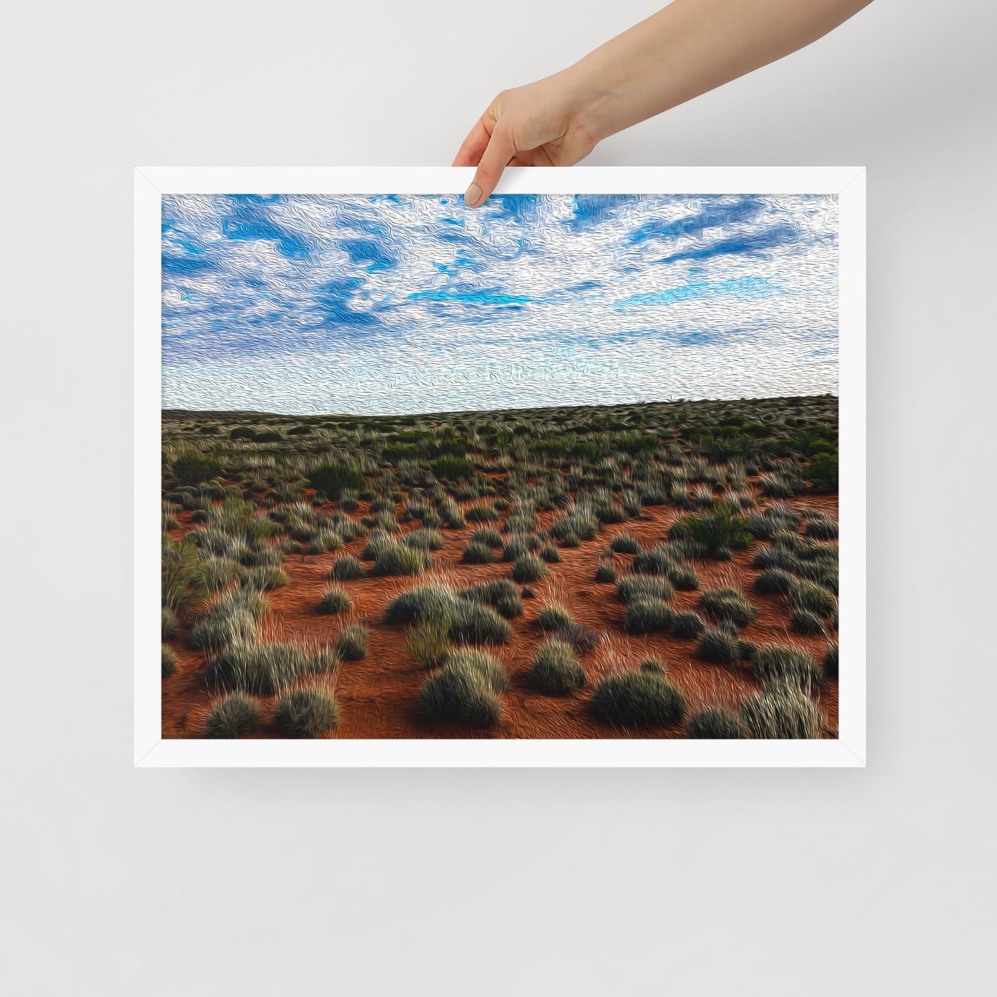 Simpson Desert - Framed poster