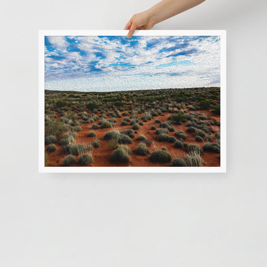 Simpson Desert - Framed poster