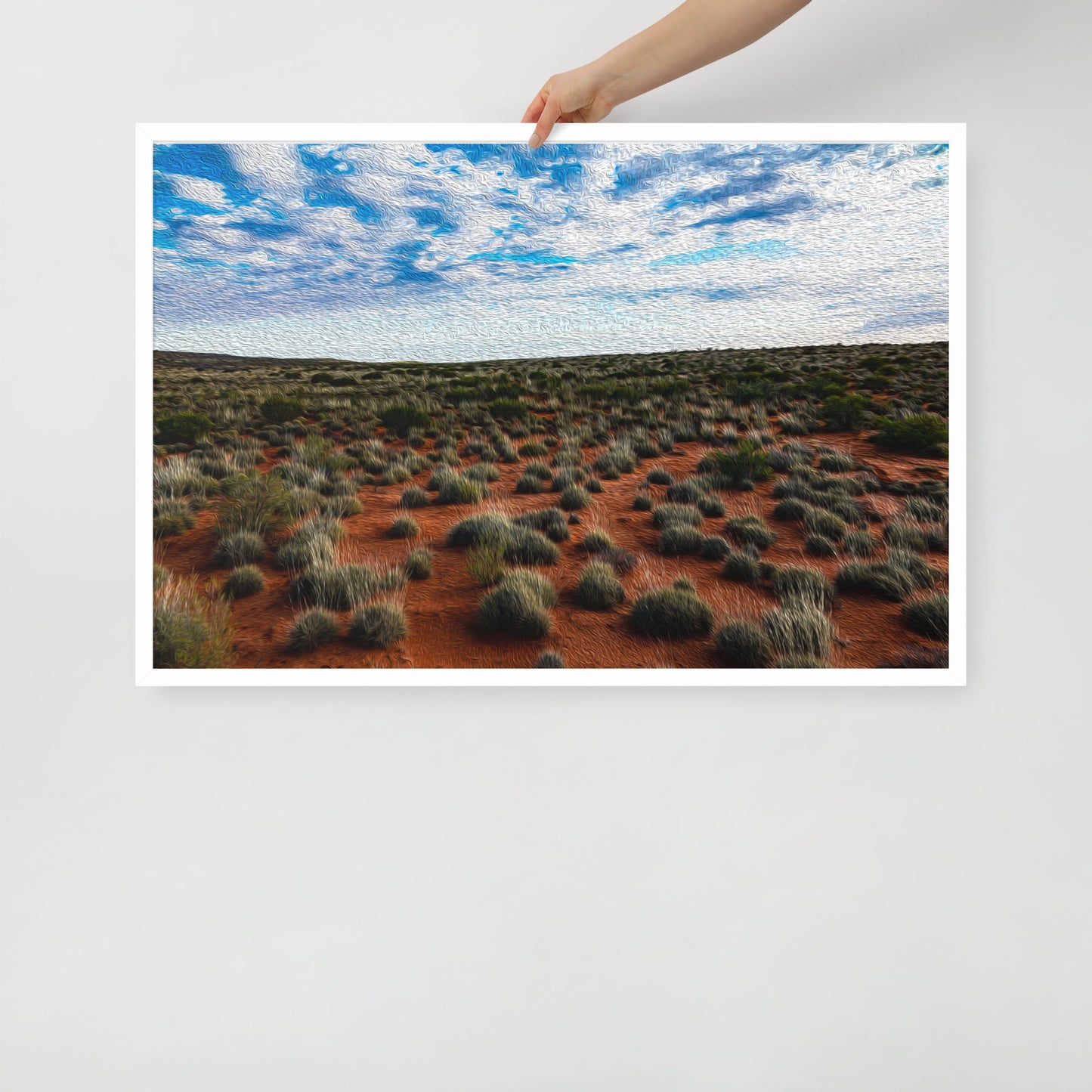 Simpson Desert - Framed poster