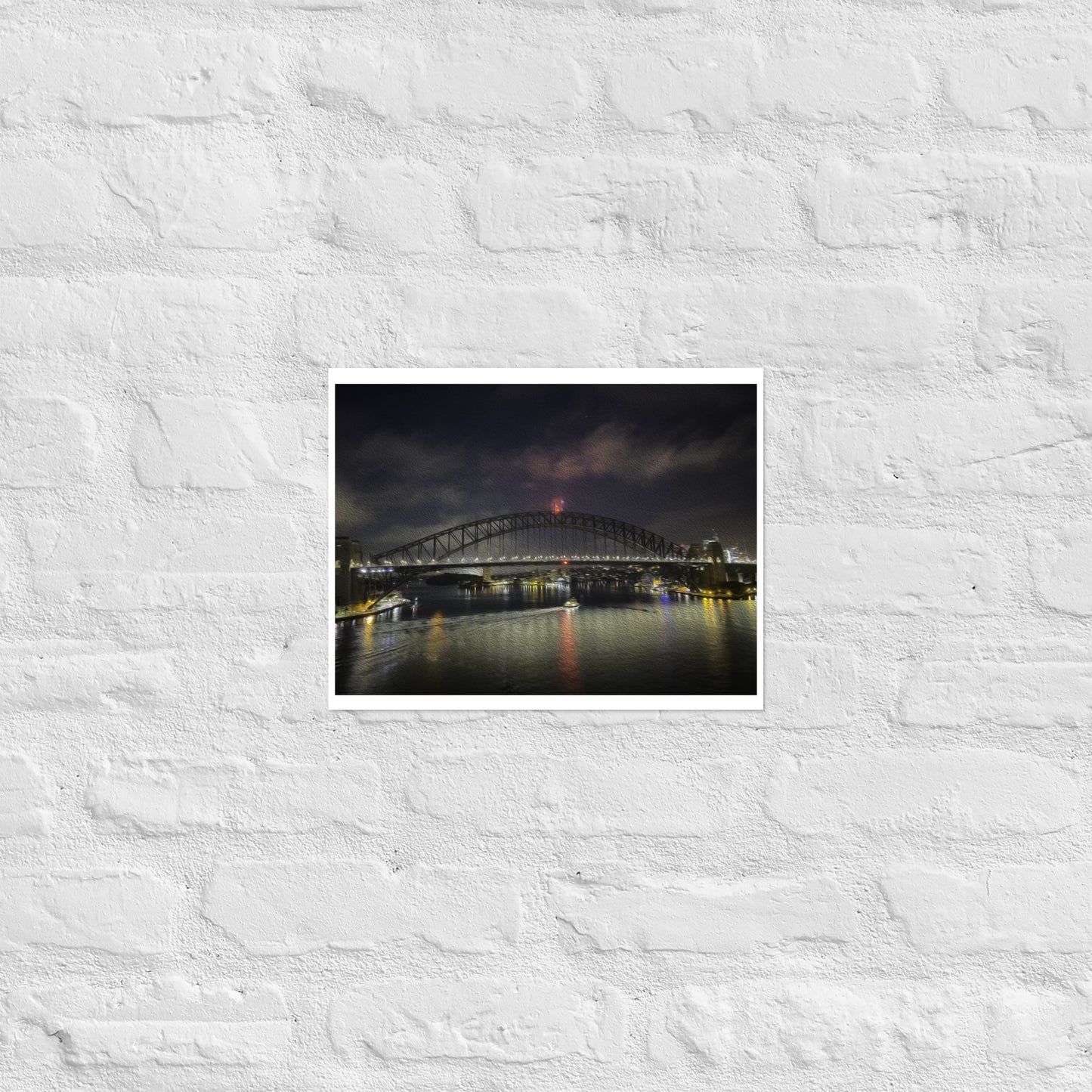 Sydney Harbour Bridge at Night - Poster