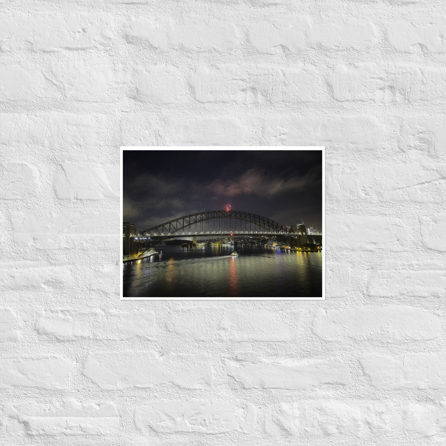 Sydney Harbour Bridge at Night - Poster