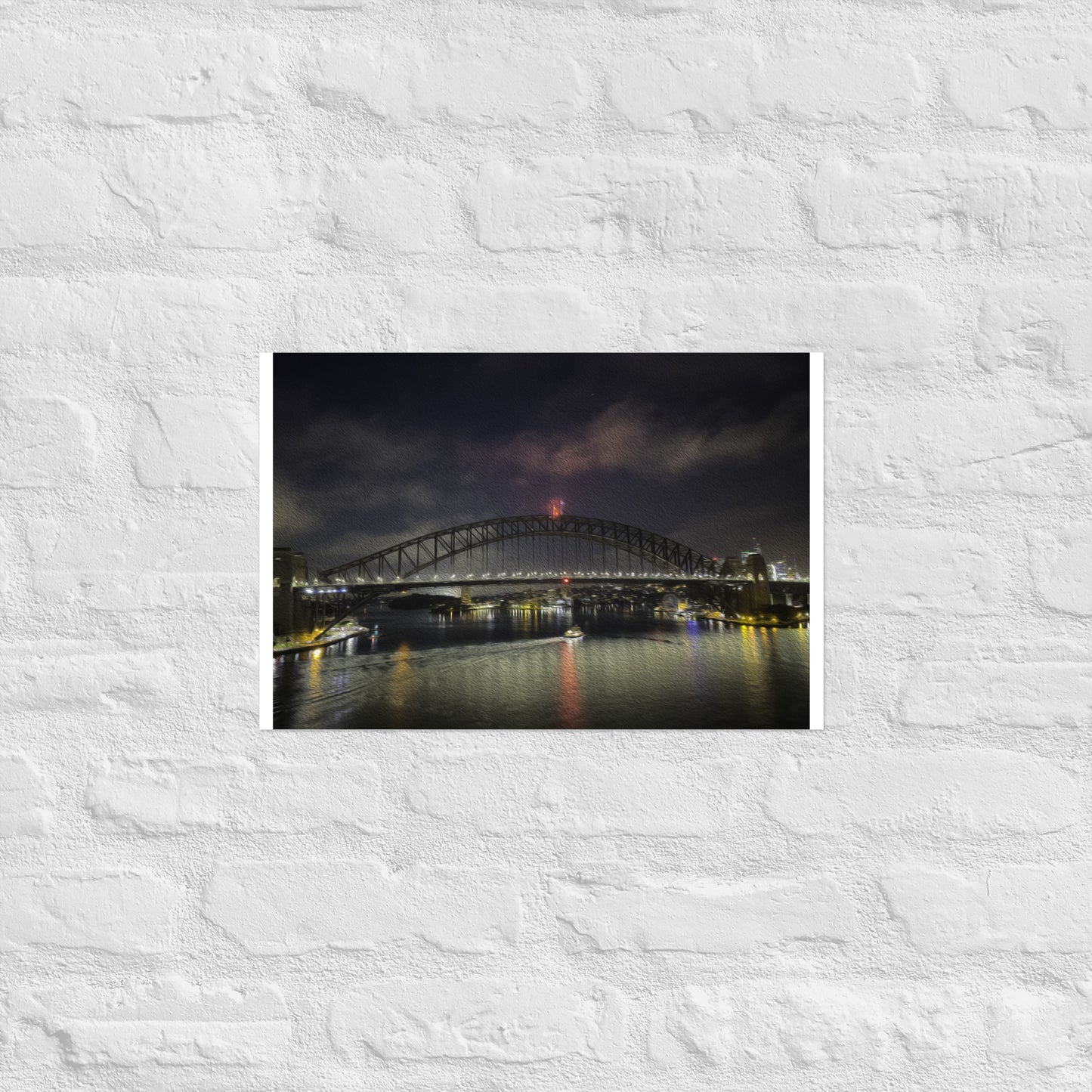 Sydney Harbour Bridge at Night - Poster