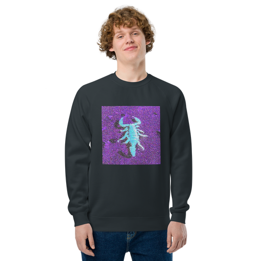 Simpson Scorpion - Unisex raglan sweatshirt