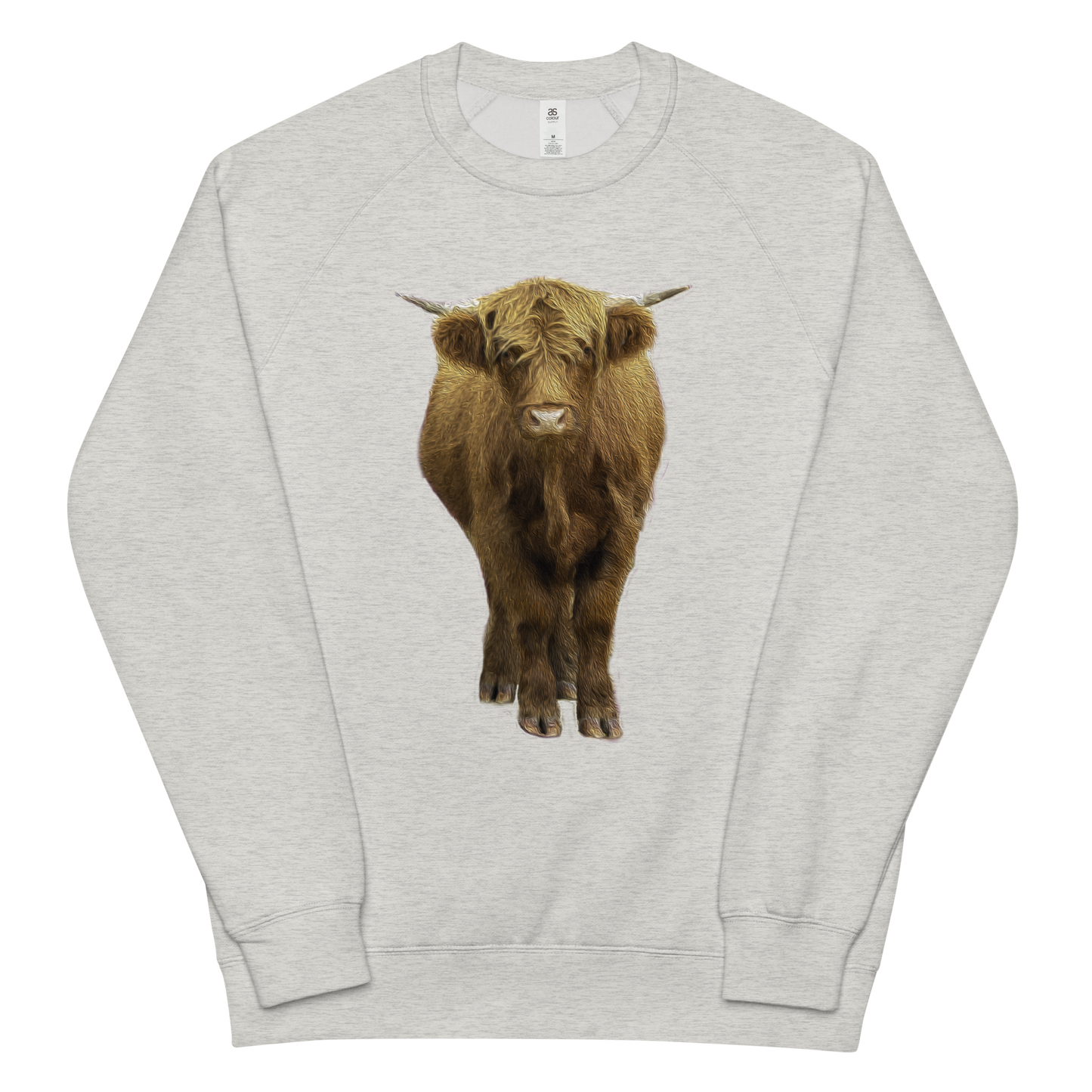 Cow - Unisex raglan sweatshirt